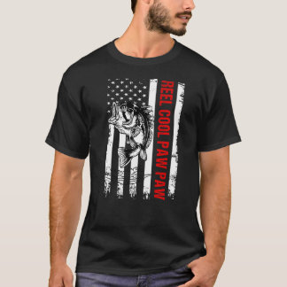 Mannen vaderdag voor pap roodzwaaien t-shirt