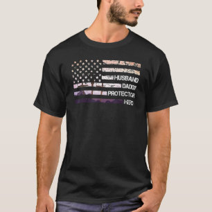 Mannen Vaderdag voor papa Husband T-shirt