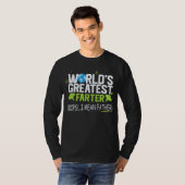 Mannen Vaderdag Wereld's Beste Vader Vaderschap 2 T-shirt (Voorkant volledig)