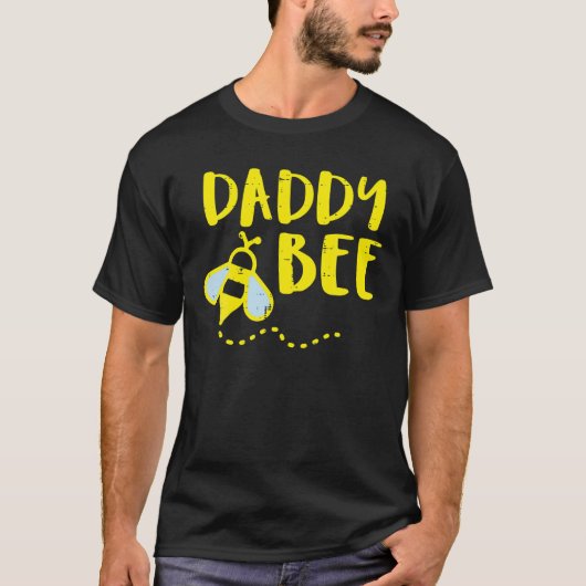 Mannen vaders bijenfamilie komt overeen met de bij t-shirt (Voorkant)