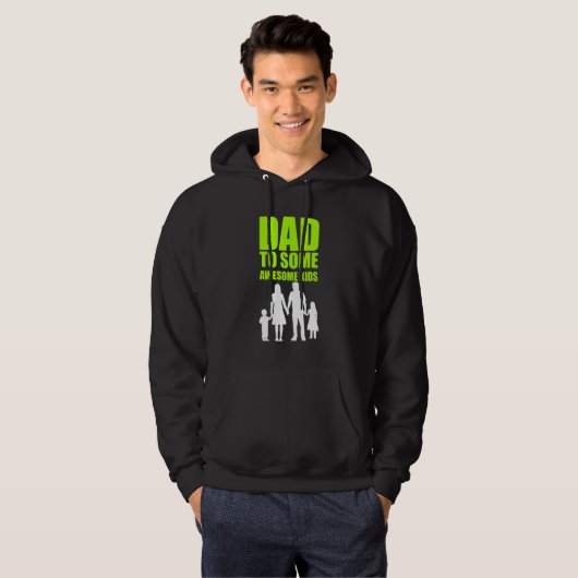 Mannen vaders dag Cadeau vader op enkele Geweldige Hoodie (Voorkant volledig)