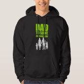 Mannen vaders dag Cadeau vader op enkele Geweldige Hoodie (Voorkant)
