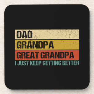 Mannen vaders dag cadeau van opa bier onderzetter