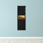 Mannen vaders dag cadeau van opa canvas afdruk (Insitu (Houten vloer))