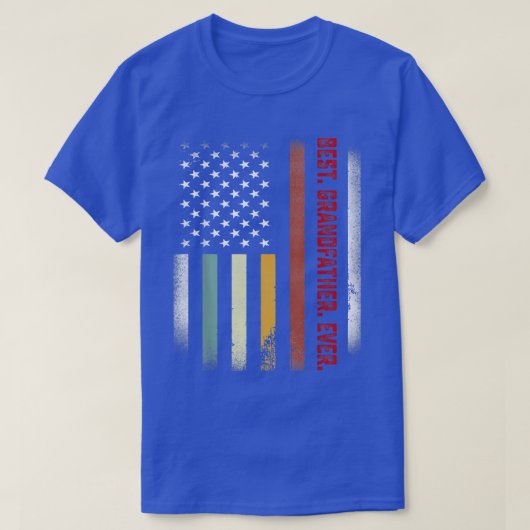 Mannen vaders dag cadeau voor Papa Beste grootvade T-shirt (Design voorkant)