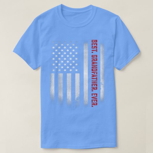 Mannen vaders dag cadeau voor Papa Beste grootvade T-shirt (Design voorkant)