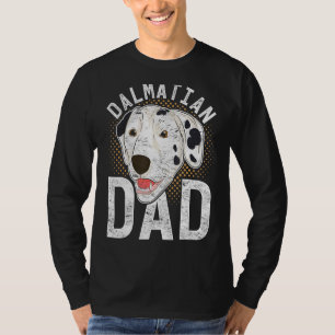 Mannen Vaders Dag Dalmatische Vader Dier Huisdier  T-shirt