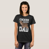 Mannen vaders Dag Dog Cocker Spaniel Pap Pet Cocke T-shirt (Voorkant volledig)