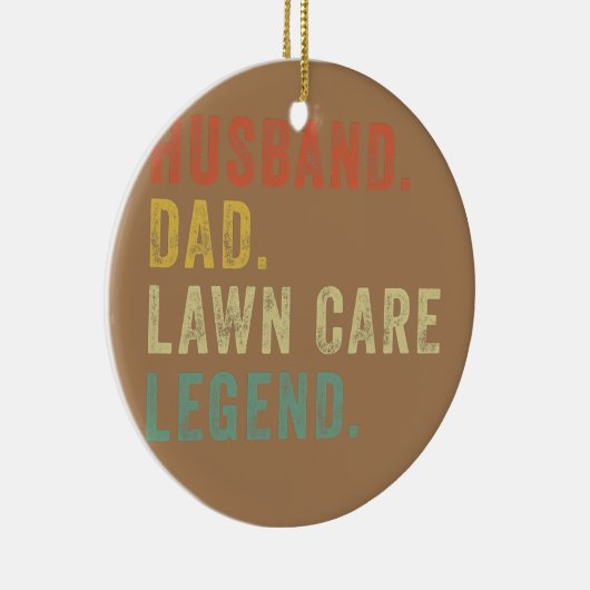 Mannen vaders Dag Gardening Gift Funny Lawn Care Keramisch Ornament (Rechts)