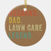 Mannen vaders Dag Gardening Gift Funny Lawn Care Keramisch Ornament (Voorkant)