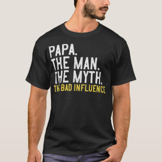 Mannen vaders dag geven het Man de mythe van het b T-shirt