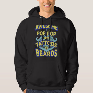 Mannen vaders Dag Geweldige Pop Poppen hebben Tatt Hoodie