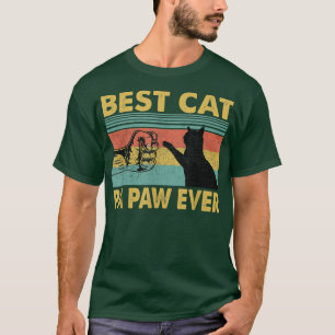 Mannen vaders Dag Gift Best Cat Pa Paw Ever T-shirt