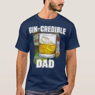Mannen vaders Dag Gift T-shirt GinCredibile Pap Fu