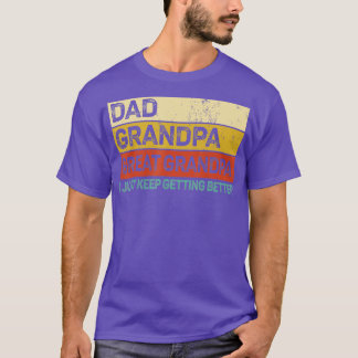Mannen vaders Dag Gift van opa T-shirt