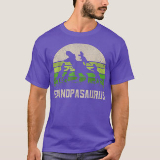 Mannen vaders Dag opa Grandpasaurus Dinosaur 4 T-shirt