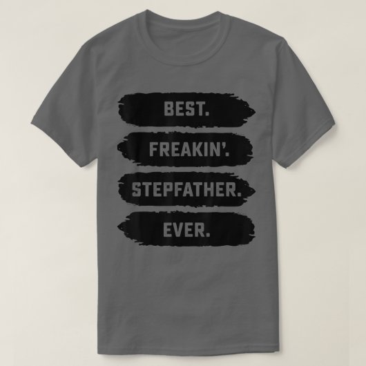 Mannen vaders dag T-shirt van familiebeste Freakin (Design voorkant)