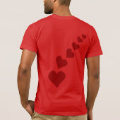 Mannen Valentijn Shirt Valentijn Cupid Shirt Custo (Achterkant)