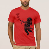 Mannen Valentijn Shirt Valentijn Cupid Shirt Custo (Voorkant)