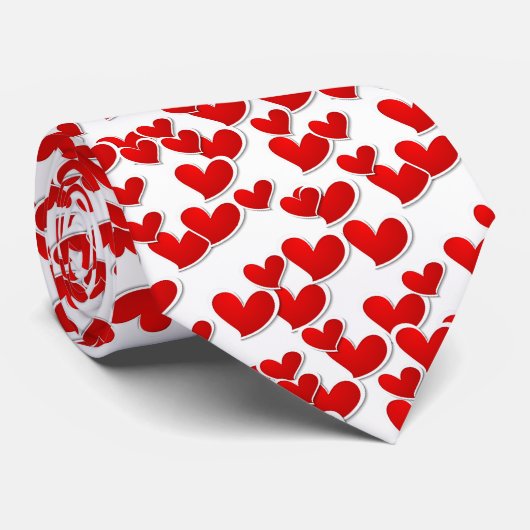 Mannen Valentijn Stropdas (Opgerold)