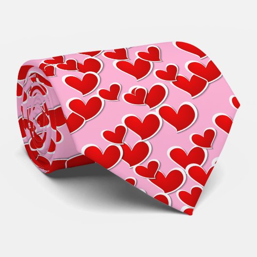 Mannen Valentijn Stropdas (Opgerold)