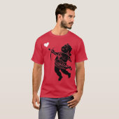 Mannen Valentijns Shirt Valentijn Liefde Shirt Aan (Voorkant volledig)