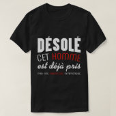 Mannen Valentijnsdag CadeauHumor Helaas is dit Man T-shirt (Design voorkant)