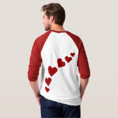 Mannen Valentijnse Shirt Valentijn Love Jersey Shi (Achterkant volledig)