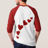 Mannen Valentijnse Shirt Valentijn Love Jersey Shi (Achterkant)