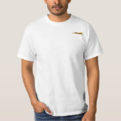Mannen Value T-Shirt met Elegant Cheetah Embroider (Voorkant)