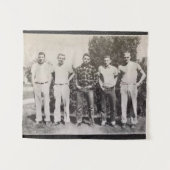mannen van 1950 wandkleed (Voorkant (horizontaal))