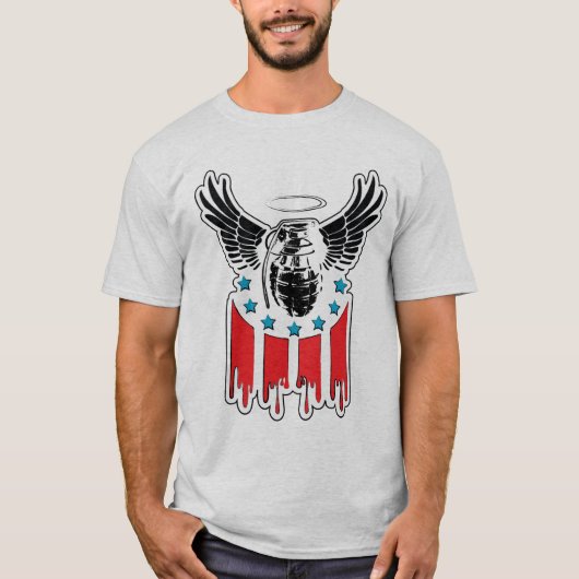 MANNEN VAN AMERIKAANSE BOMMER - SHIRT (Voorkant)