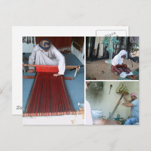 Mannen van Arabië Briefkaart (Voorkant / Achterkant)