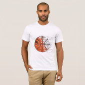 Mannen van Basketball Graphic T Shirt (Voorkant volledig)