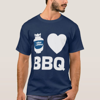 Mannen van Blue Rhino "I Heat BBQ" T-shirt