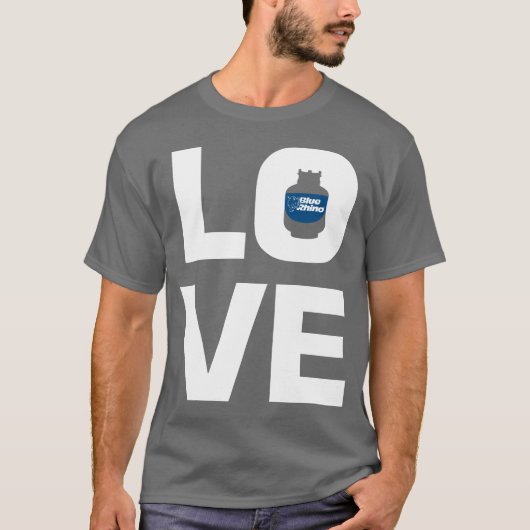 Mannen van Blue Rhino "Love" T-shirt (Voorkant)