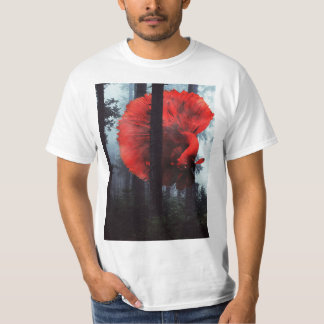 Mannen van bosvissen t-shirt