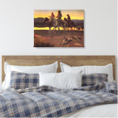 Mannen van Carson Canvas Afdruk (Insitu (Slaapkamer))
