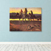 Mannen van Carson Canvas Afdruk (Insitu (Houten vloer))