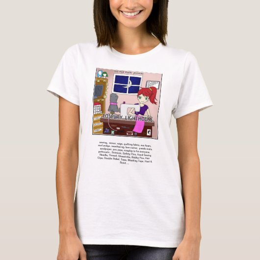 Mannen van Cosplay Lighthouse Basic T-Shirt (Voorkant)