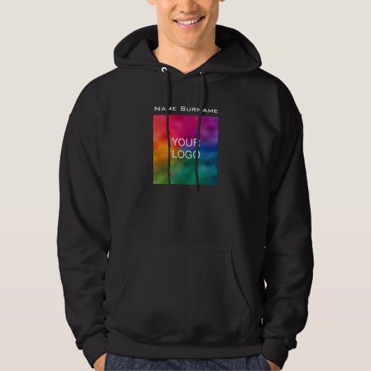 Mannen van de bedrijfs Logo van het dubbel-gesteun Hoodie (Voorkant)