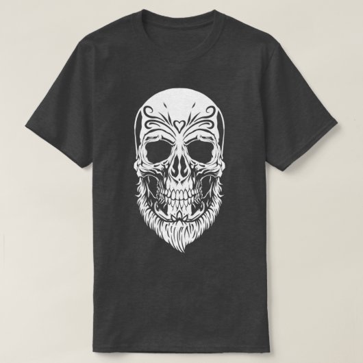 Mannen van de bibberen volle baard 3 t-shirt (Design voorkant)