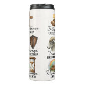 Mannen van de Bible Virtue Collage Thermosbeker (Achterkant)