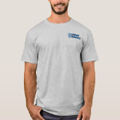 Mannen van de blauwe Rhino "Grill Master" T-shirt (Voorkant)