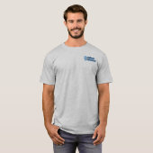 Mannen van de blauwe Rhino "Grill Master" T-shirt (Voorkant volledig)