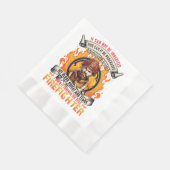 Mannen van de brandweer servet (Hoek)