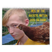 Mannen van de Buckeye Nation 2015 Calendar Kalender (Hoes)