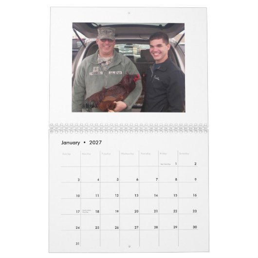 Mannen van de Buckeye Nation 2015 Calendar Kalender (Jan 2027)