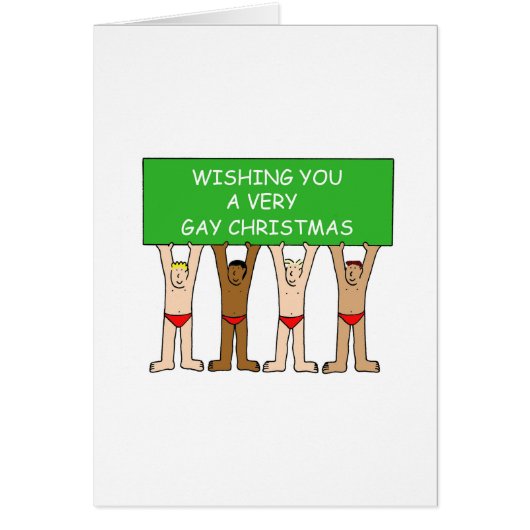 Mannen van de Cartoon van de Kerstmis van de Humor (Voorkant)