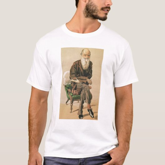 Mannen van de Dag, nr. 33, Charles Darwin T-shirt (Voorkant)